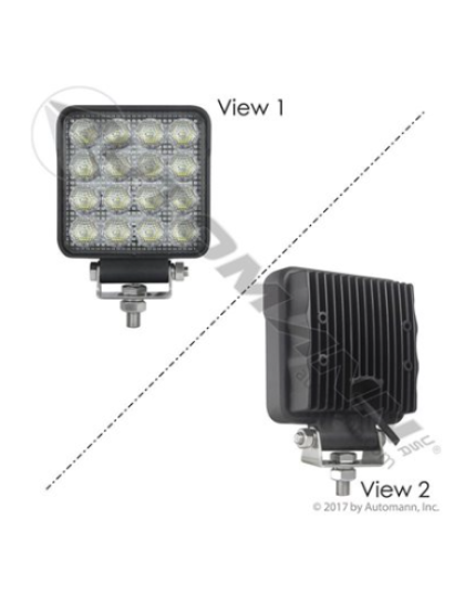Work Lamp LED 4in Square Flood 3120 lmWork Lamp LED 4in Square Flood 3120 lm