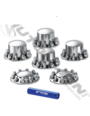 Axle Cover Complete Set Chrome ABS FOR WHEEL 11RX22