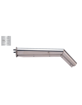 MUD HANGER CHROM WITH ANGLE