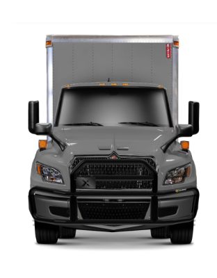 BLACK BUMPER GRILL EXTENDED BUMPER