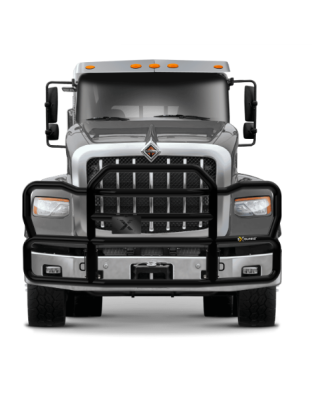 BLACK Grill Guard HX and bracket FULL